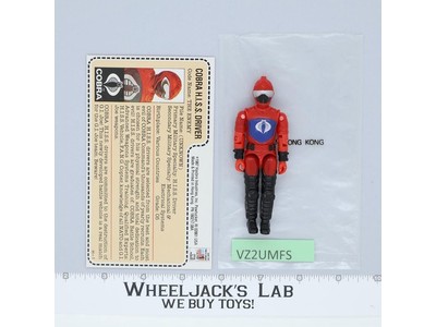 Cobra H.I.S.S. Driver V1 RED CARD BACK Complete G.I. Joe 1983 Hasbro Vintage