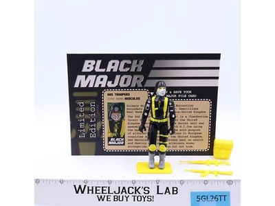 Black Major SAS Troopers Hercules w/Cardback G.I. Joe 2017 Hasbro Limited Ed.