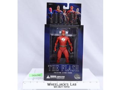 The Flash Justice League Series 1 2005 DC Direct 7.25" Action Figure NEW SEALED