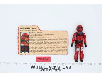 Wild Weasel V1 100% Complete G.I. Joe 1984 Hasbro Vintage Action Figure
