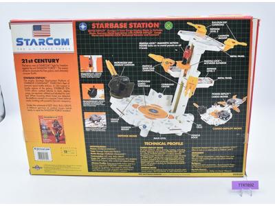 Starbase Station 100% Complete W/Box Starcom 1986 Coleco Action Figure Playset