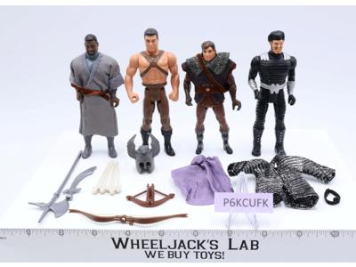 Lot of 4 Figures w/ Accessories Robin Hood Prince of Thieves 1991 Kenner