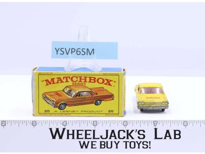 Taxi-Cab 20 Lesney Matchbox Series 1960's Made In England