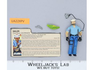 Shipwreck V1 100% Complete G.I. Joe 1985 Hasbro Vintage Action Figure
