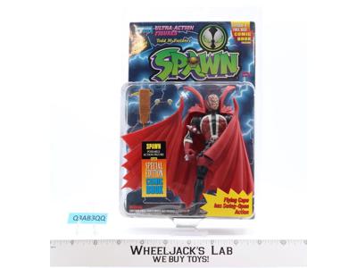 Spawn Flying Cape + Comic Book Spawn 1994 Todd Toys Action Figure NEW SEALED