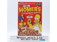 Homer's Cinnamon Donut Cereal Limited Edition 12oz Kellogg's 2002 SEALED
