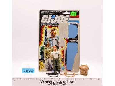 Outback V1 100% Complete W/Cardback GI Joe Action Figure Vintage 1987 Hasbro