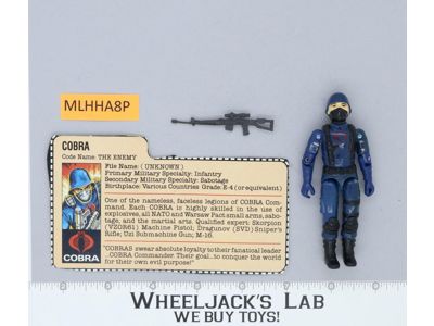 Cobra V1.5 100% Complete G.I. Joe 1983 Hasbro Vintage Action Figure