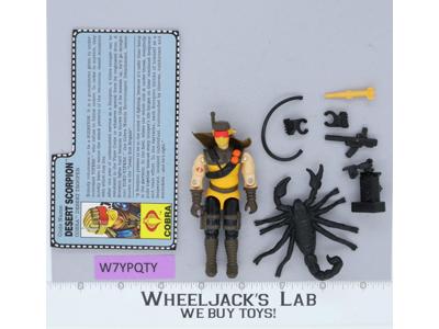 Desert Scorpion V1 100% Complete G.I. Joe 1991 Hasbro Vintage Action Figure