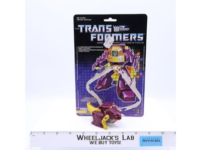 Cindersaur 100% Complete EUROPEAN Card G1 Transformers 1987 Hasbro Bradley