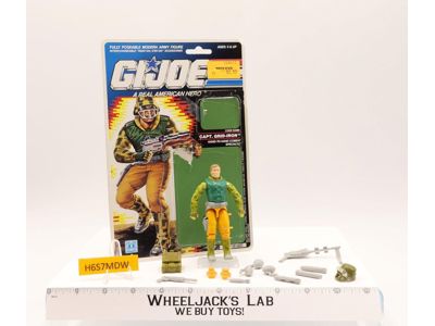 Capt. Grid-Iron V1 100% Complete W/Cardback 1990 G.I. Joe Vintage Hasbro Figure