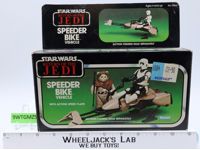 Speeder Bike 100% Complete W/Box Star Wars ROTJ Kenner 1983 Vehicle