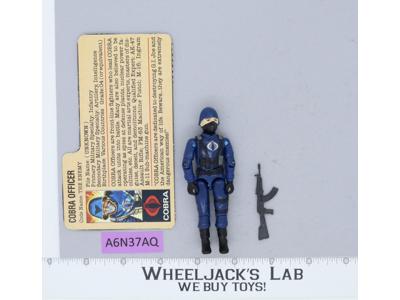 Cobra Officer V1.5 Swivel Arms 100% Complete G.I. Joe 1983 Hasbro Vintage Figure