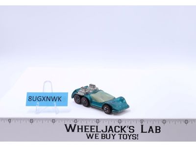 Six Shooter Aqua 1971 Redline Hot Wheels Mattel Vintage RL