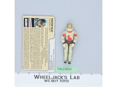 Ace V1 100% Complete RED CARD BACK G.I. Joe 1983 Hasbro Vintage Action Figure