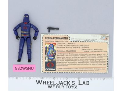 Cobra Commander V2 MAIL AWAY 100% Complete G.I. Joe 1984 Hasbro Vintage Figure
