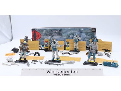 Cobra Arctic Assault Squad 100% Complete GI Joe Extreme Conditions 2008 Hasbro