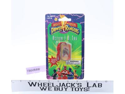 Red Ranger Action I.D. Tag Mighty Morphin Power Rangers 1995 Saban NEW SEALED