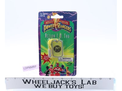 Yellow Ranger Action I.D. Tag Mighty Morphin Power Rangers 1995 Saban NEW SEALED