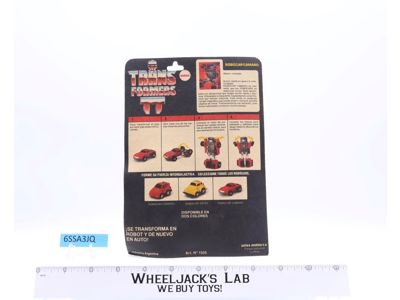 Camaro Windcharger G1 Transformers 1985 Antex Argentina Action Figure NEW SEALED