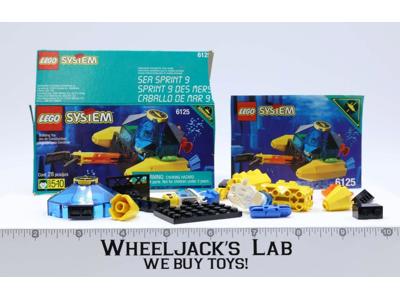 #6125 Sea Sprint 9 100% Complete Lego 1995 Aquanauts Aquazone