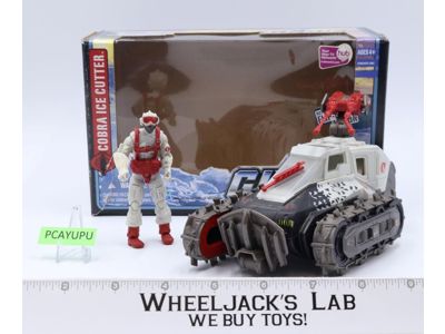 Cobra Ice Cutter With Snow Serpent Officer 100% Complete G.I. Joe 2010 Hasbro