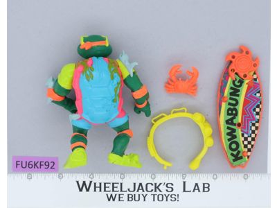 Sewer Surfer Mike 100% Complete Teenage Mutant Ninja Turtles TMNT Playmates 1990