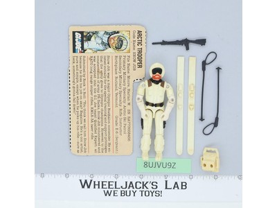 Snow Job V1 RED CARD BACK 100% Complete G.I. Joe 1983 Hasbro Vintage Figure