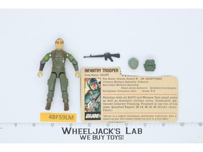 Grunt Swivel Arms V1.5 100% Complete G.I. Joe Hasbro 1982 Vintage Action Figure
