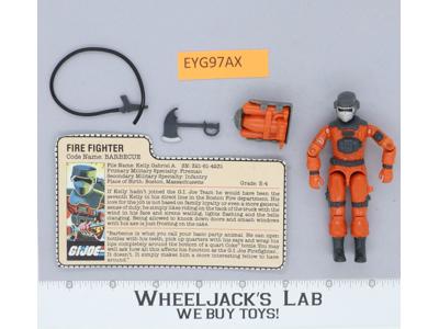Barbecue V1 100% Complete G.I. Joe 1985 Hasbro Vintage Action Figure