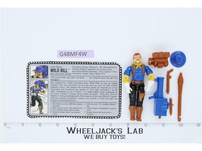 Wild Bill V2 100% Complete G.I. Joe 1992 Hasbro Vintage Action Figure