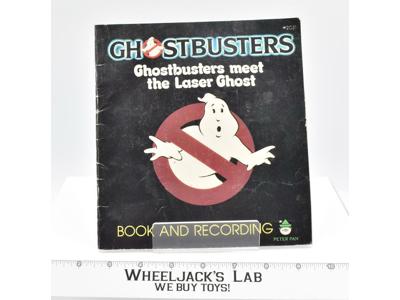 Ghostbusters Meet the Laser Ghost Book Vintage 1985