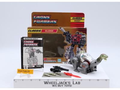 Sludge Classic Dinobot 100% Complete W/Box UK G1 Transformers Action Figure