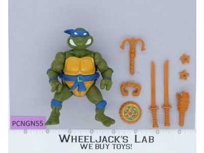 Storage Shell Leo 100% Complete Teenage Mutant Ninja Turtles 1991 Playmates