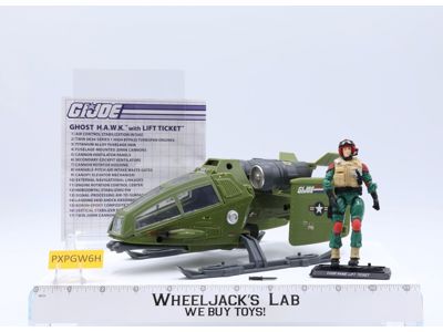 Ghost H.A.W.K. W/ Lift Ticket GI Joe 2008 Hasbro Action Figure Vehicle