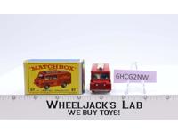 Land Rover Fire Truck 57 Lesney Matchbox Series 1960's Made In England
