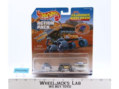Sojourner Mars Rover Hot Wheels Action Pack Mattel NEW SEALED