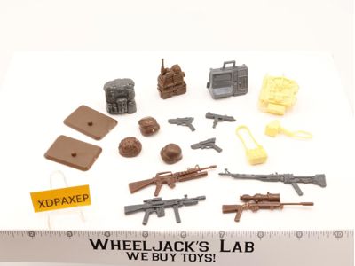 Lot Battle Gear Accessory 5 Set 5 1987 Weapons GI Joe Vintage