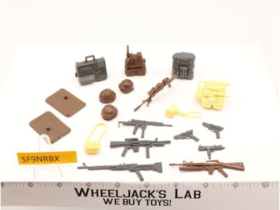 Lot Battle Gear Accessory 5 Set 3 1987 Weapons GI Joe Vintage
