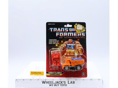 Wideload 100% Complete W/CARDBACK & BUBBLE 1987 G1 Transformers Vintage