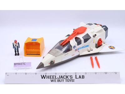 Starmax Bomber W/Bench Troop Carrier Starcom 1986 Coleco Action Figure Vehicle