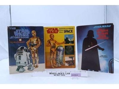 Lot of 3 HC Star Wars ESB Storybooks Q/A SPACE Color Photos 1970s Random House