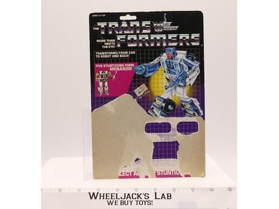 Breakdown Cardback Vintage 1986 G1 Transformers Hasbro Action Figure