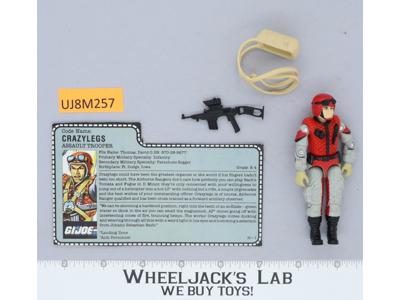 Crazylegs V1 100% Complete G.I. Joe 1987 Hasbro Vintage Action Figure