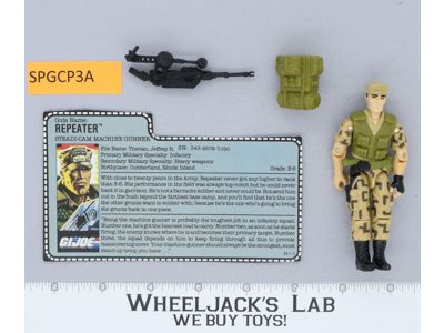 Repeater V1 100% Complete G.I. Joe 1988 Hasbro Vintage Action Figure