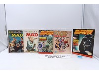 5 Vintage Magazine Lot STAR WARS Nintendo Power MAD Sick Special 1980s 1990s