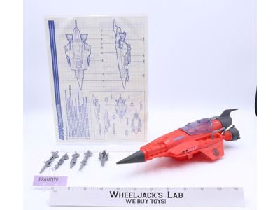 Cobra Stellar Stiletto 100% Complete GI Joe 1988 Hasbro Action Figure Vehicle