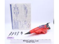 Cobra Stellar Stiletto 100% Complete GI Joe 1988 Hasbro Action Figure Vehicle