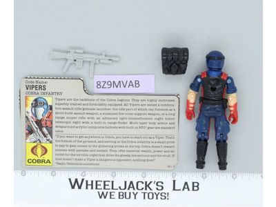 Vipers V1 100% Complete G.I. Joe 1986 Hasbro Vintage Action Figure