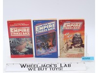 Star Wars ESB 3 First Edition PB Book LOT Arnold Glut Lucas MARVEL Comic 1980